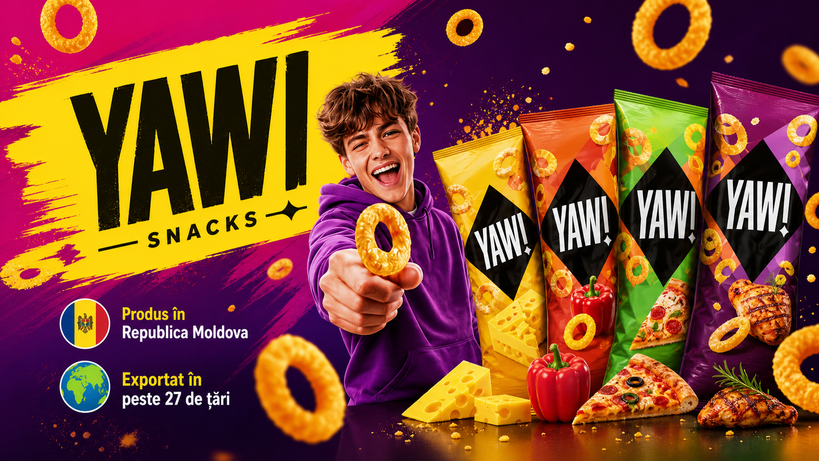 YAWI Snacks — produs în Republica Moldova